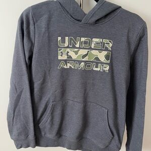 Under Armour Gray Fleece Hoodie